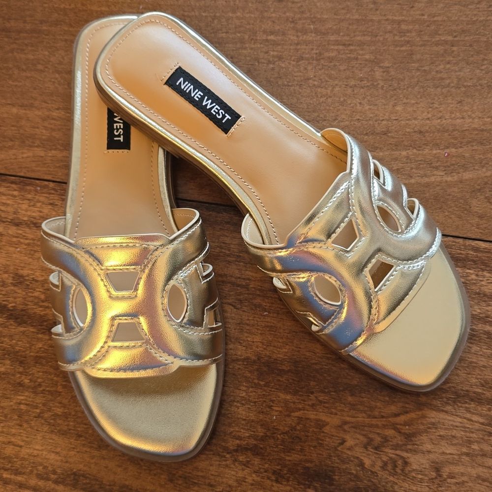Nine West Gold Sandal